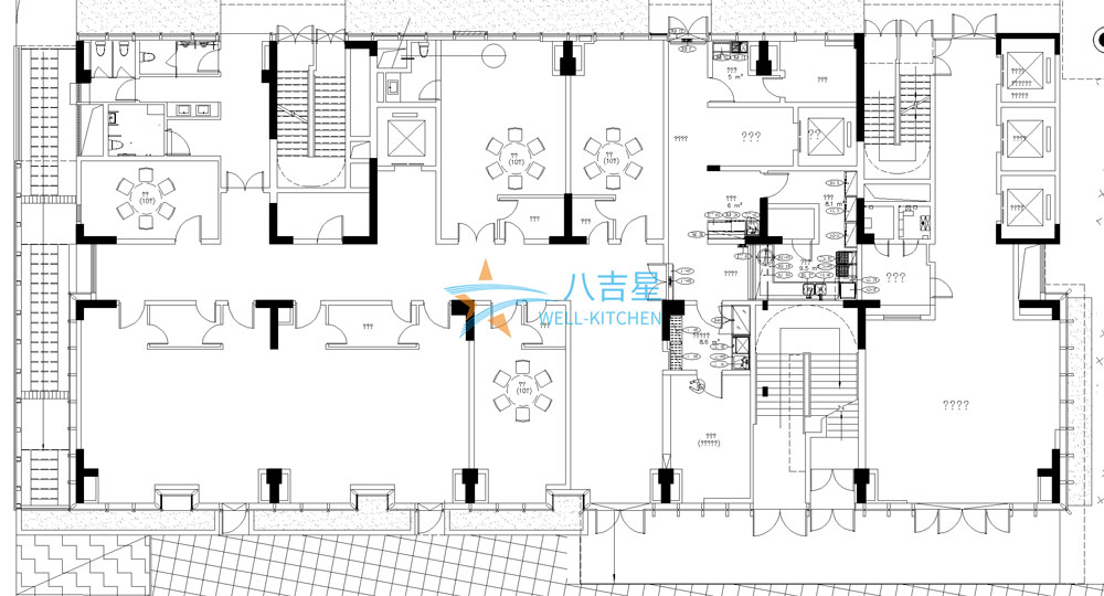 京廣協(xié)同創(chuàng)新中心首層廚房工程設(shè)計圖